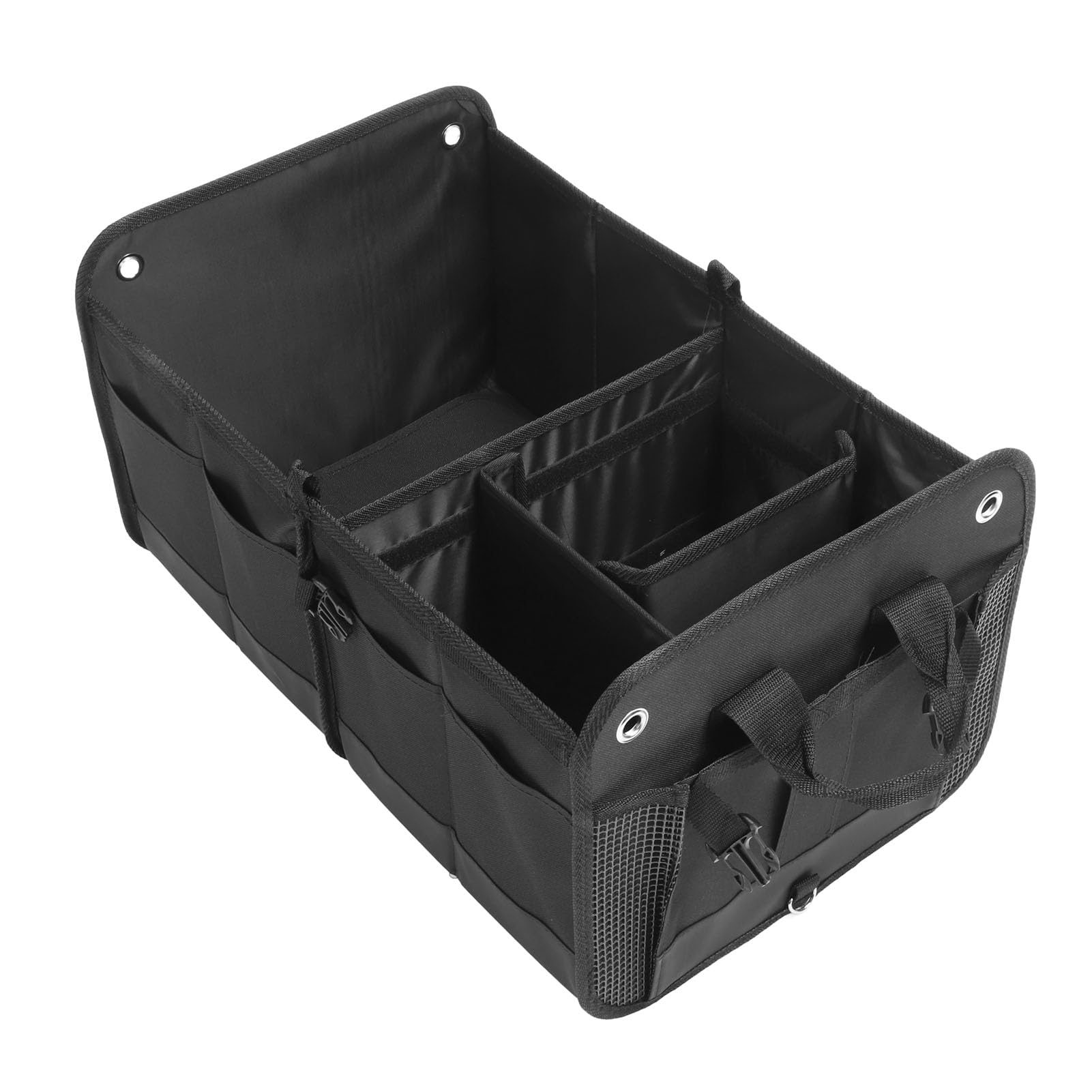 Organizzatore Pieghevole per Bagagliaio per Auto, Scatola di Immagazzinaggio Pieghevole Multifunzionale per SUV e Berlina, Tessuto Oxford 1680D, 1 unità