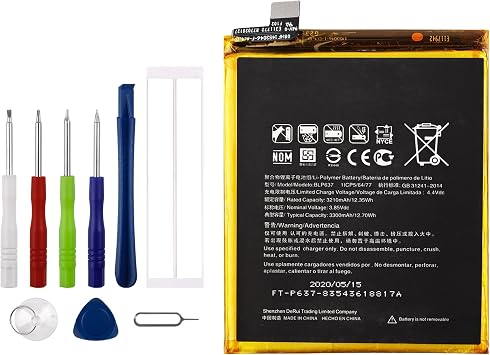 New BLP637 Replacement Battery Compatible with OnePlus 5/5T with Technical Toolkit