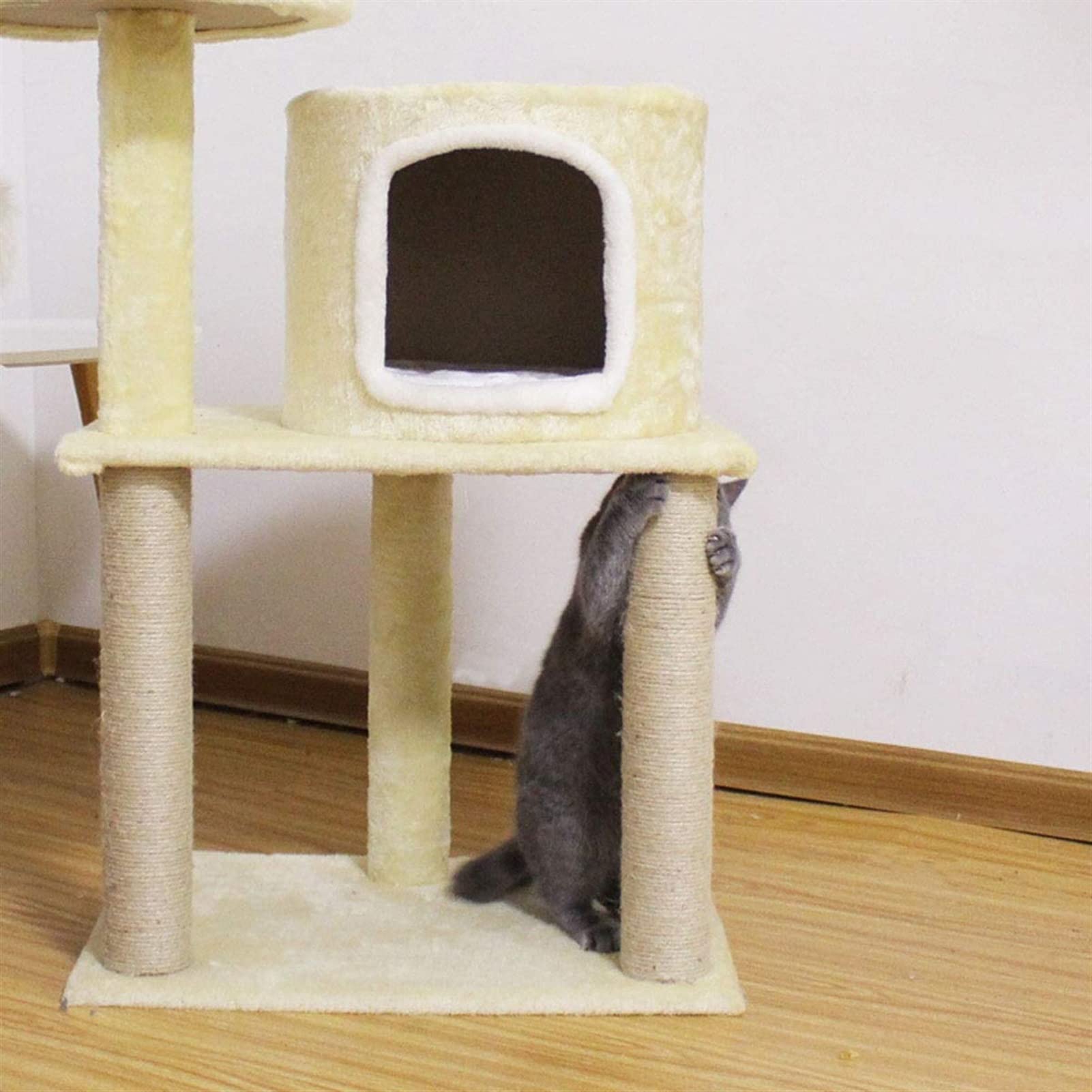 Drzewo dla kota Kot Clim e 83cm Stojak na drzewo dla kota Meble domowe dla kota Aktywność Kociaka Tower Center Produkty dla zwierząt Produkty do stylu życia dla zwierząt Meble do zabawy dla zwierząt