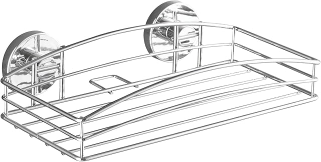 WENKO "Vacuum-Loc" Wall Shelf, Chrome