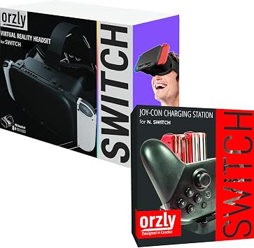 Orzly Joy-Con Charge Station & VR Headset for Nintendo Switch