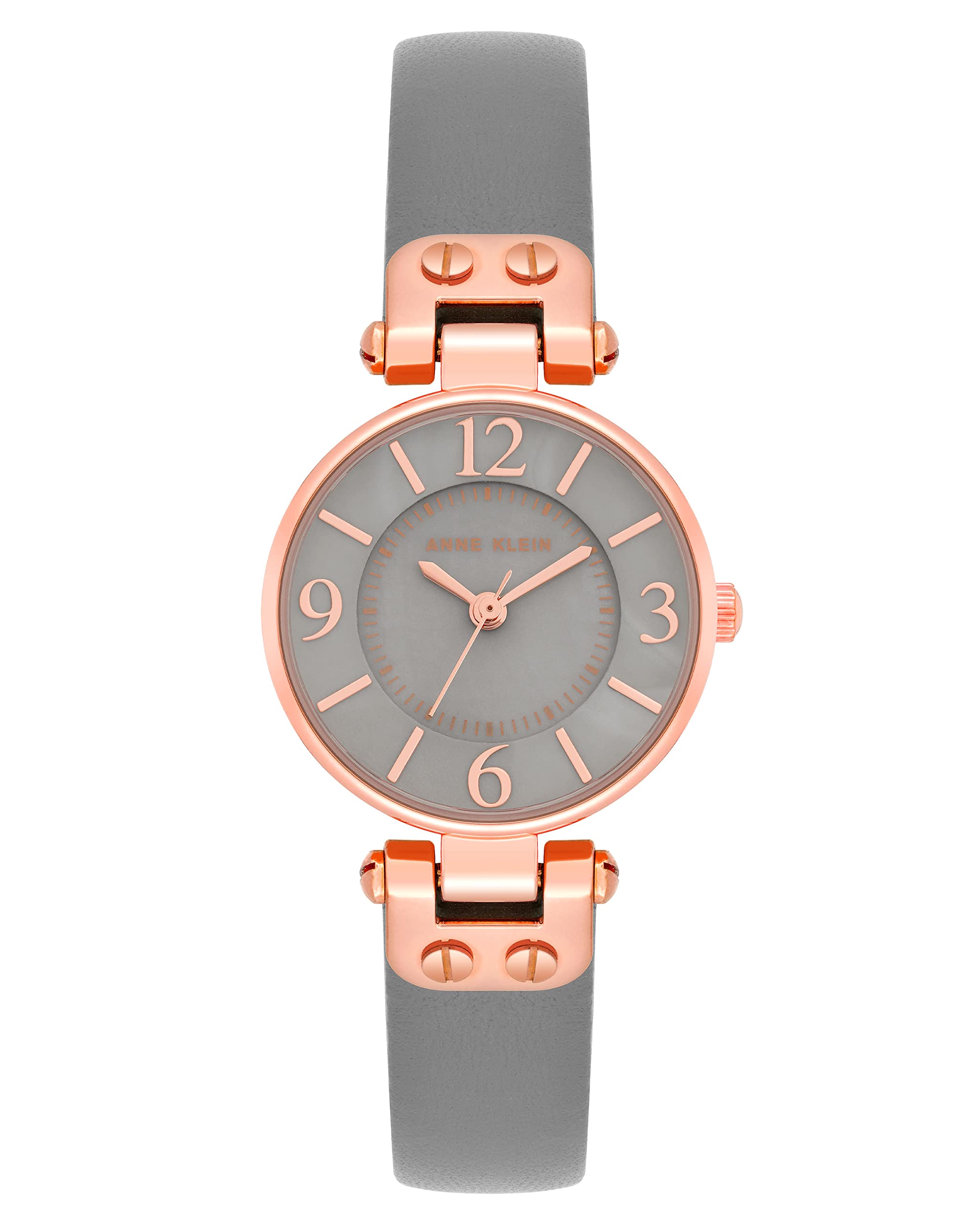 Anne KleinWomen's Leather Strap Watch, 10/9442CHHY