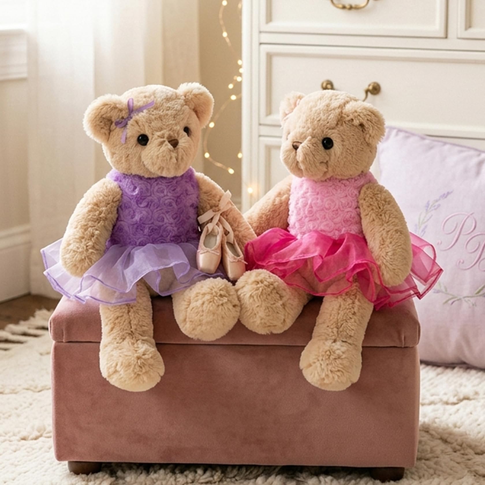 Amazon.co.jp: WENMOTDY バレリーナ テディベア ぬいぐるみ チュチュ