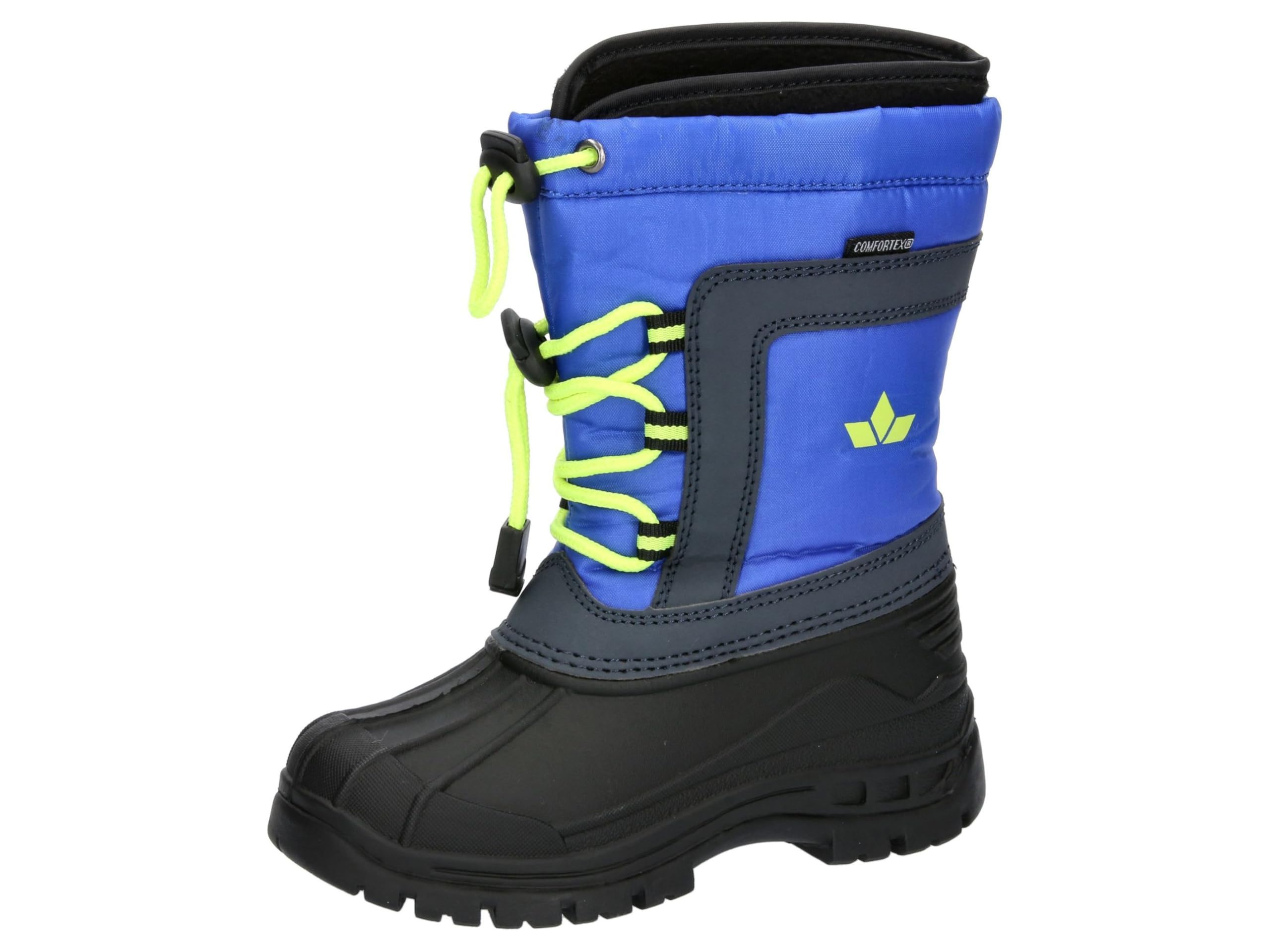Lico Unisex Children's Willi Snow Boots, Blue Lemon, 10 UK