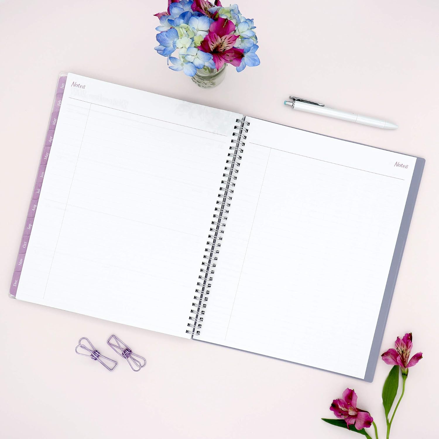 Blue Sky 2021 Weekly & Monthly Planner, Flexible Cover, Twin-Wire Binding, 8.5" x 11", Laila (125889)