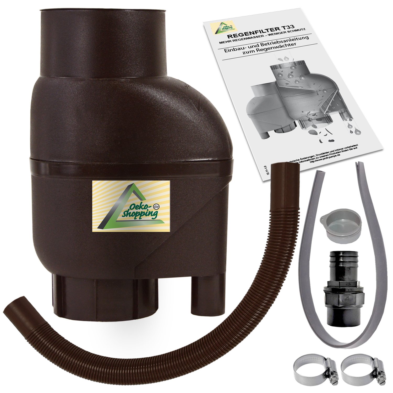 Buy AMUR Downpipe Filter Gutter Filter Downspout Filter Rainwater Filter Rainsaver Diverter Kit