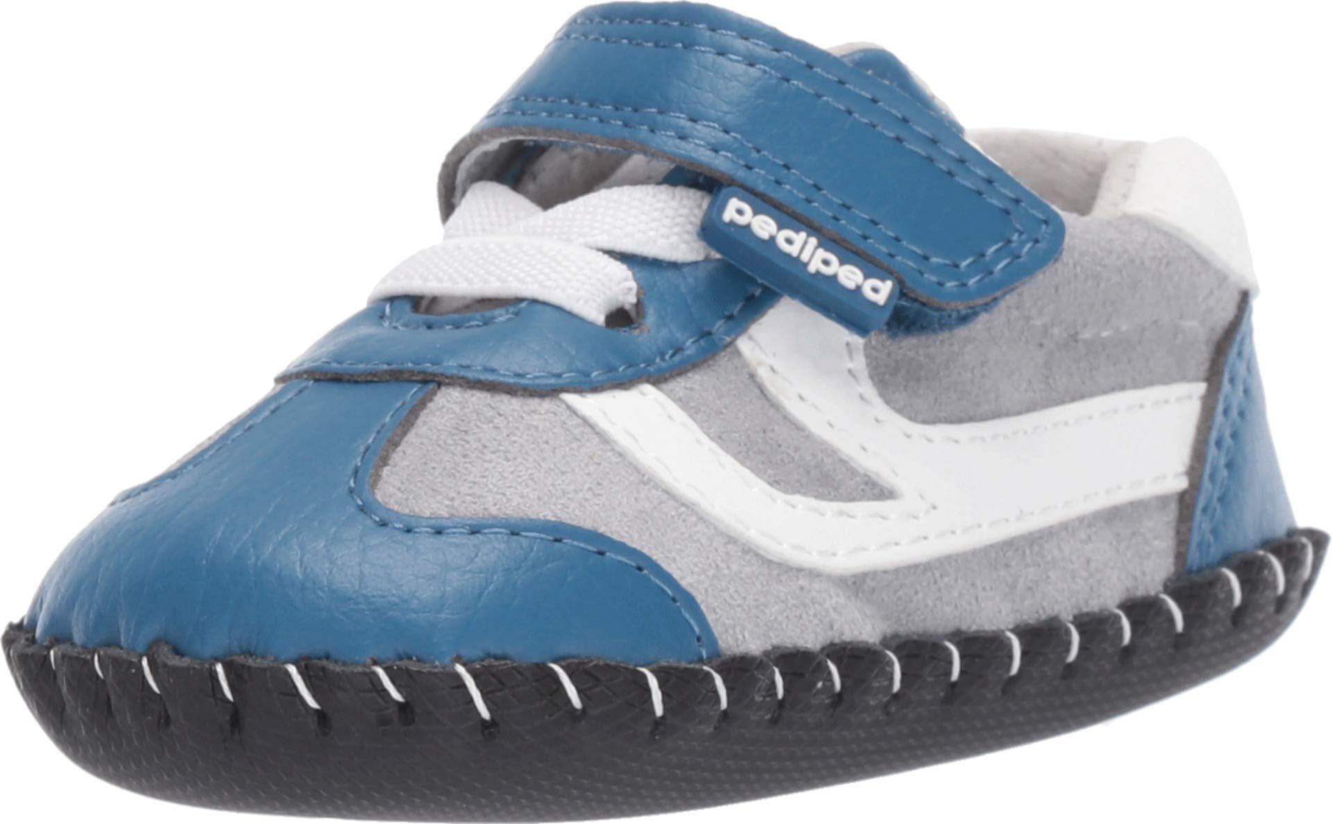 pediped Originals - Cliff Blue/Grey Baby Shoe, Infant Crib Shoe