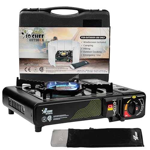 JoChef Portable Butane Camping Stove 3-Year product photo (Camp Stoves) — ScooterReviewPro review