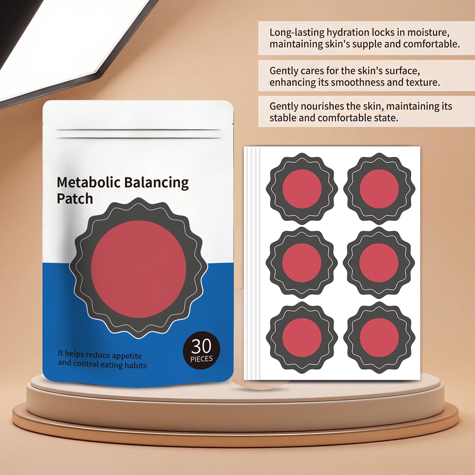 Purilsaki Berberine Patch Favoriser L'équilibre Métabolique, Patchs De Soin Corporel (2 pcs) - 5