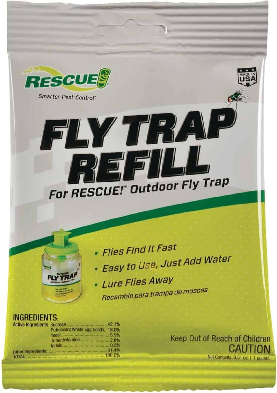 Rescue Fly Trap Attractant 20X15X25