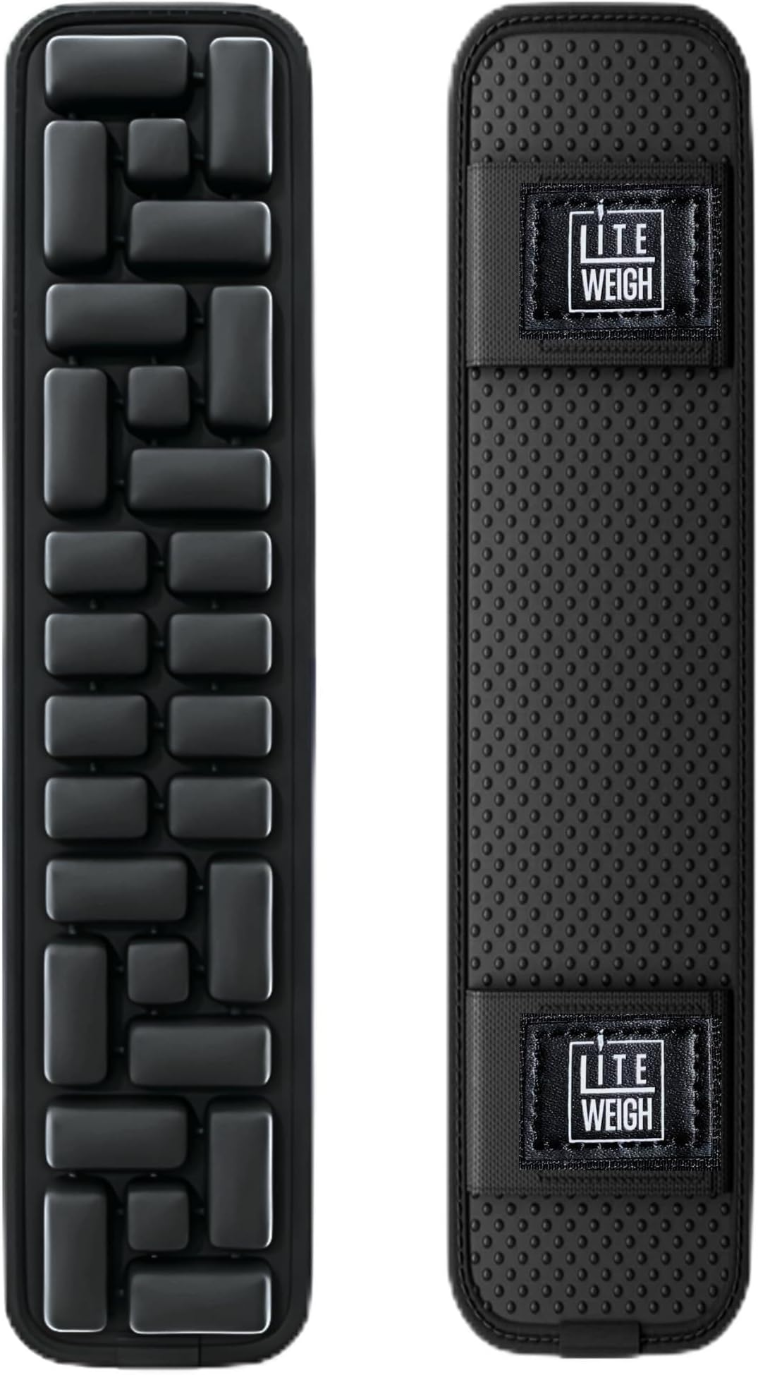 LITEWEIGH AIRBAG Shoulder Strap Pad | Ergonomic, Air Suspension Technology | Reduce Shoulder Strain by 30% | Adjustable Anti-Skid Design | Perfect for Backpacks, Cameras & More |34cm| Pack Of 1(Black)