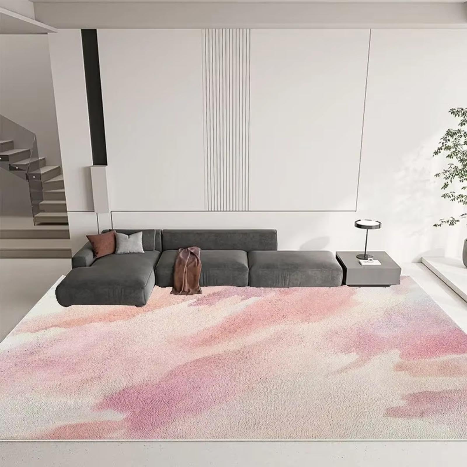 Tapis de salon moderne 160x230cm antidérapant et lavable pour chambre