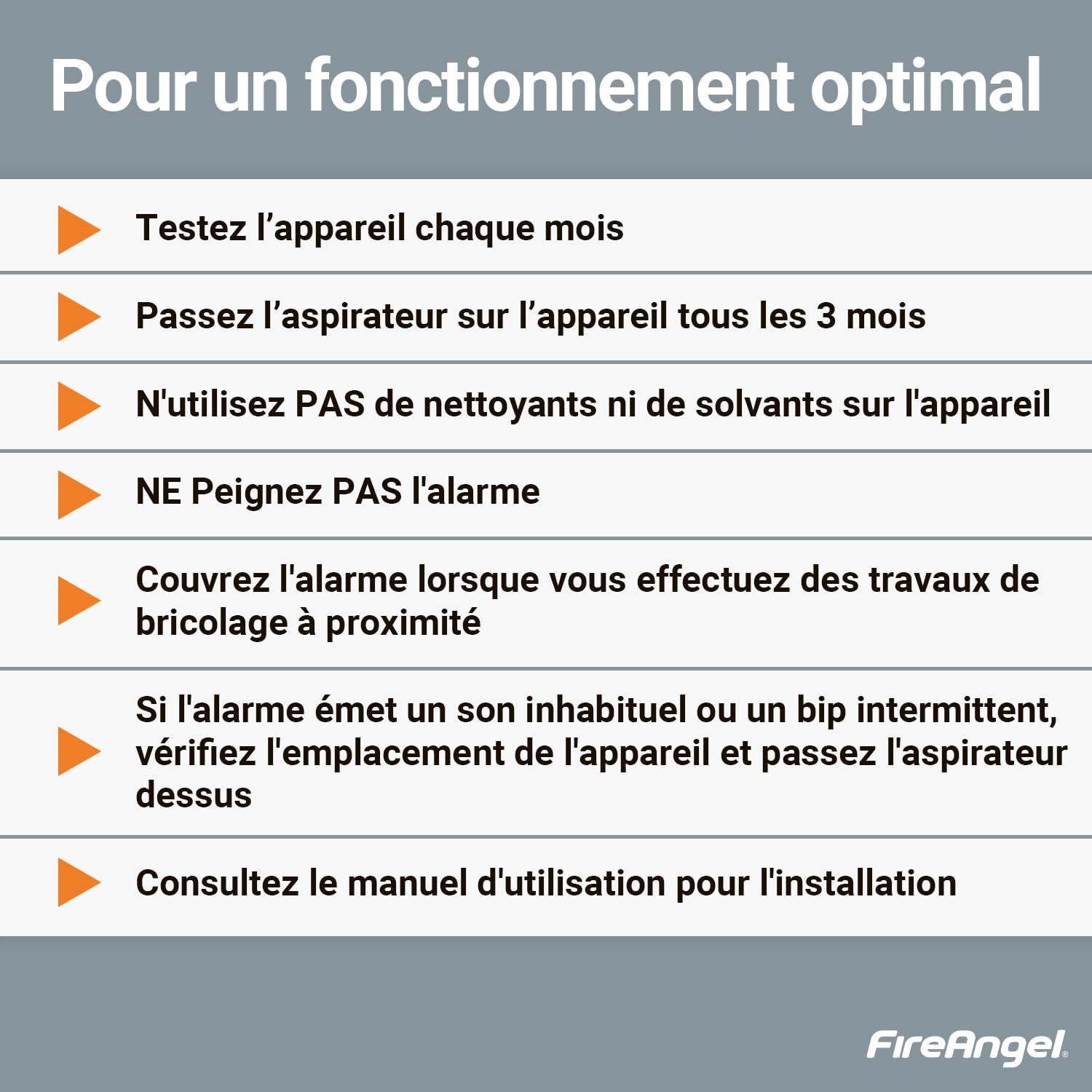 FireAngel SCB10-INT Détecteur Combiné de Fumée et de Monoxyde de Carbone, Détecteurs de Fumée et de CO Combinés pour la Maison, Durée de Vie de 10 Ans