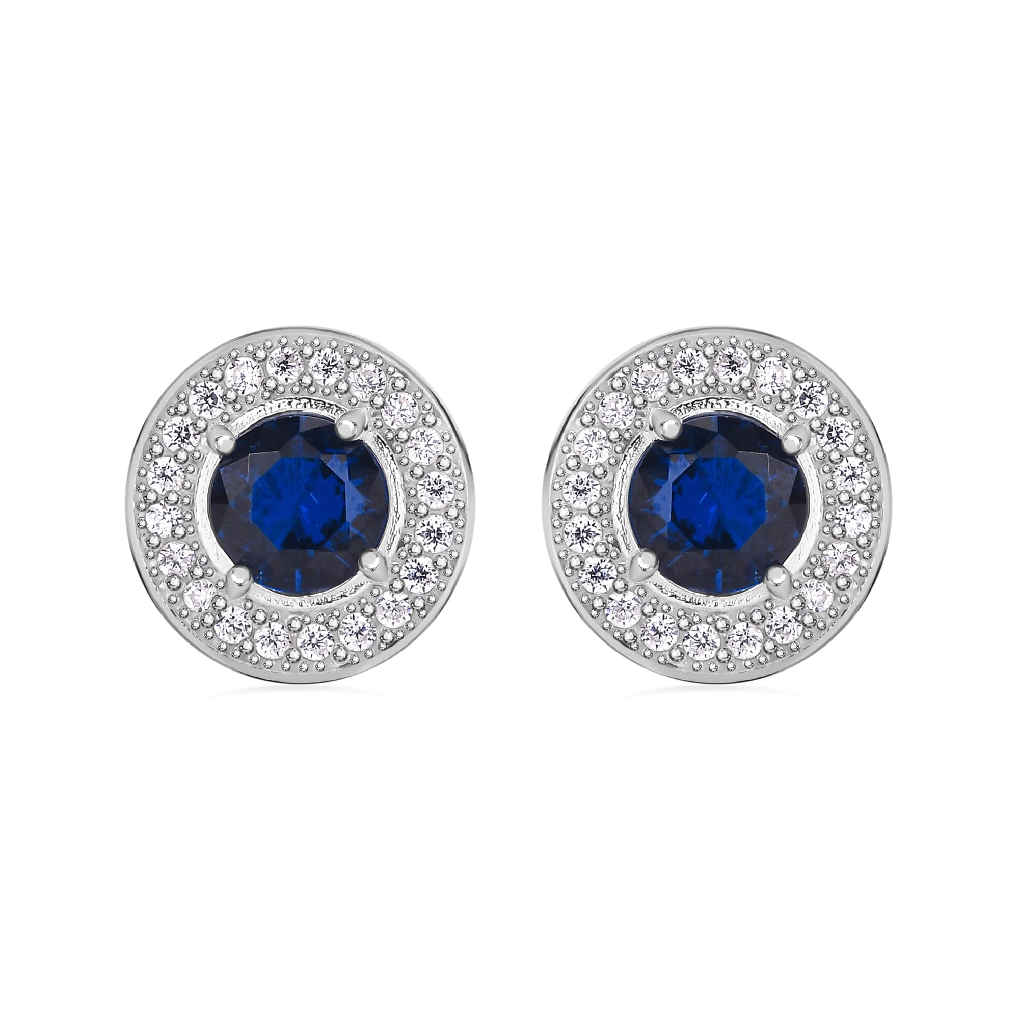 Ornate Jewels 925 Silver 0.5 Carat American Diamond Halo Stud Earring for Women and Girls | with Certificate of Authenticity & 925 Stamp | Life-time Warranty* (B077SFLSWK) Amazon Price History, Amazon Price Tracker