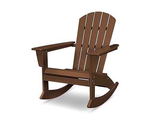 Nautical Adirondack Rocking Chair in Teak