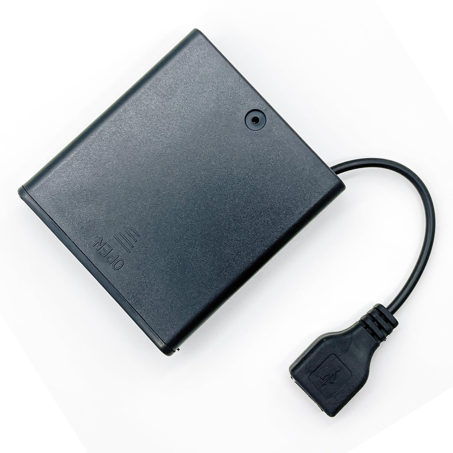 4xAA Batteriehalter Mit USB-Kabel & Ein/Aus-Schalter – 5V Ausgang, 3er-Pack | Für LED-Streifen, Motoren, DIY-Projekte