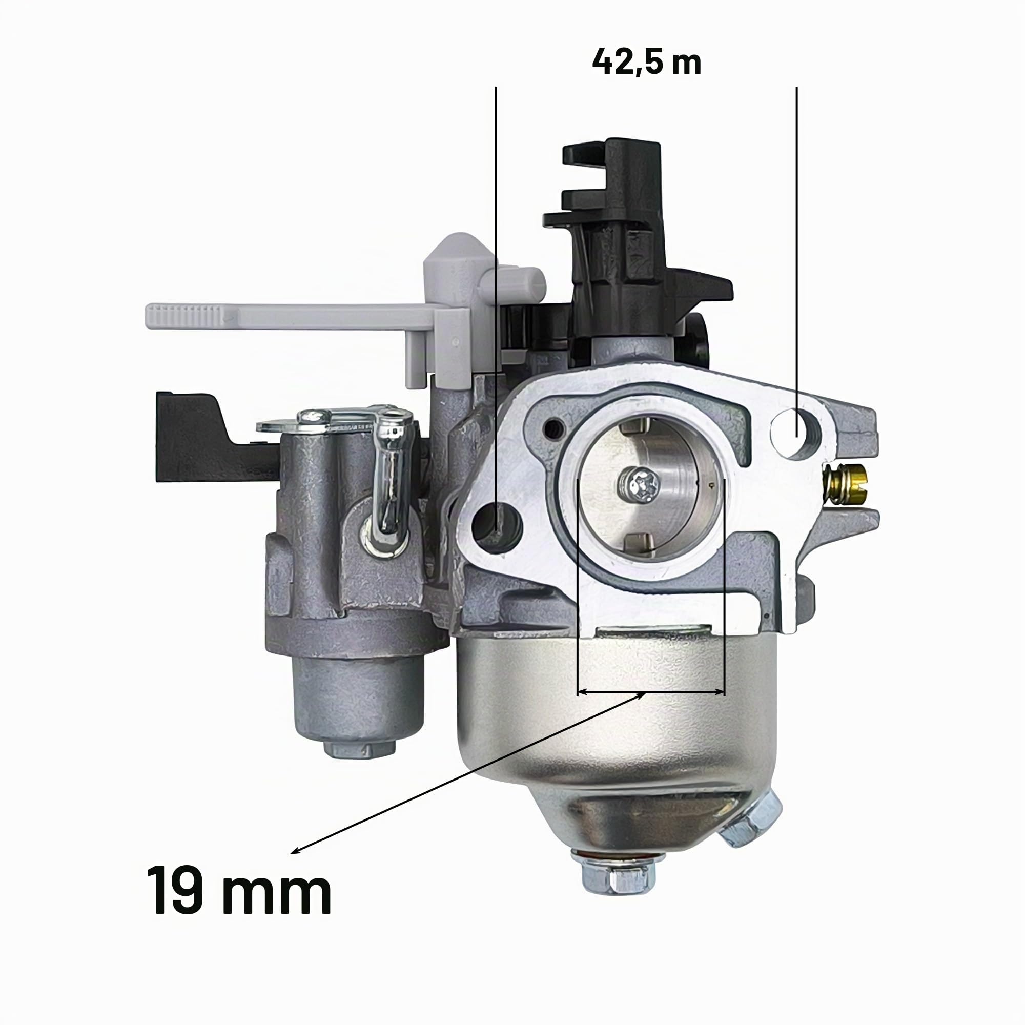 Carburateur GX160 Huayi P19 OEM 16100-ZH8-W61 pour Honda Loncin 5.5PS 6.5PS Coleman Ct200u Bt200x Kt196 196cc 224cc Mb165 Mb200 5.5PS 6.5PS Mini Bike Fraise à neige Nettoyeur haute pression