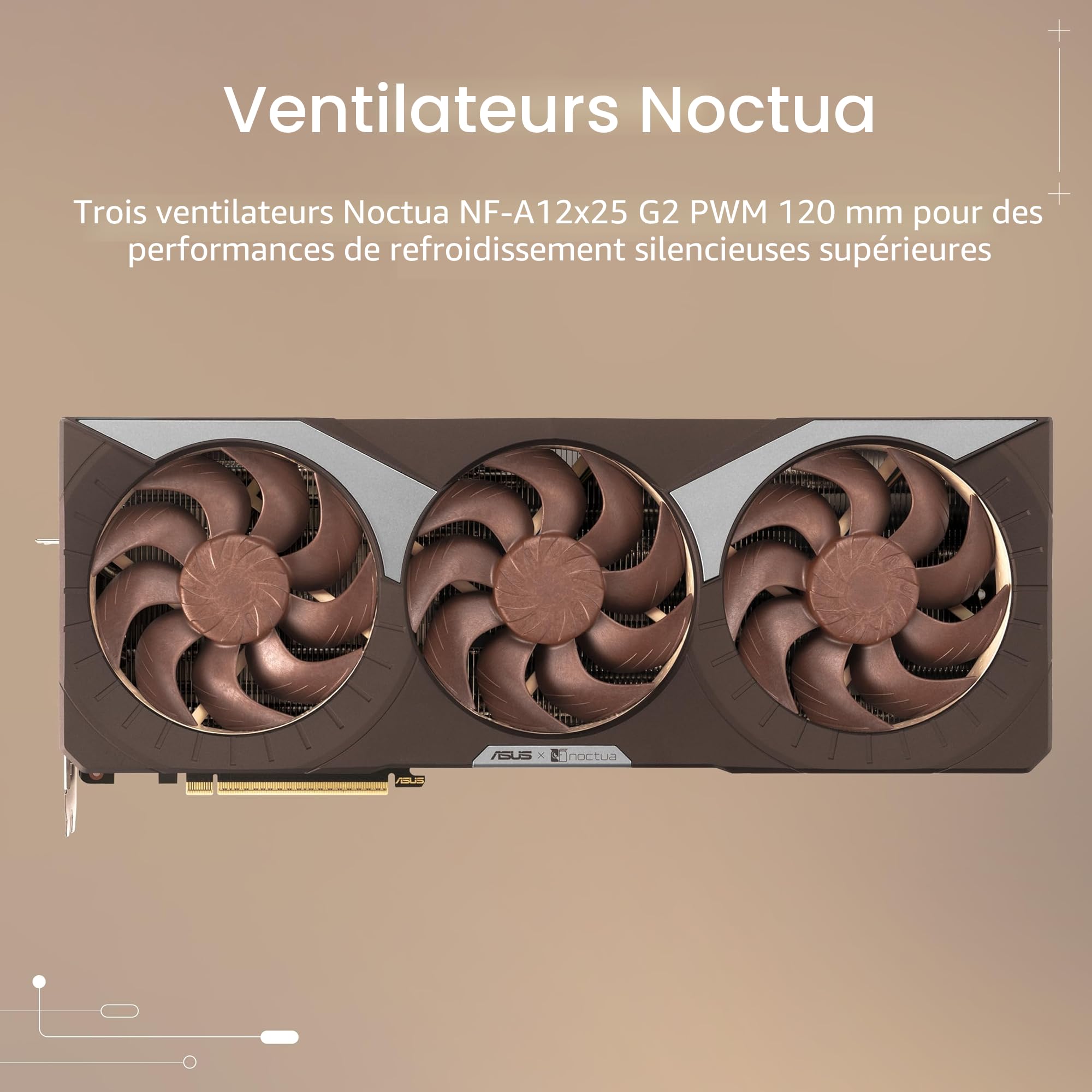 ASUS GeForce RTX 5080 16GB GDDR7 Noctua OC Edition Carte Graphique Gaming