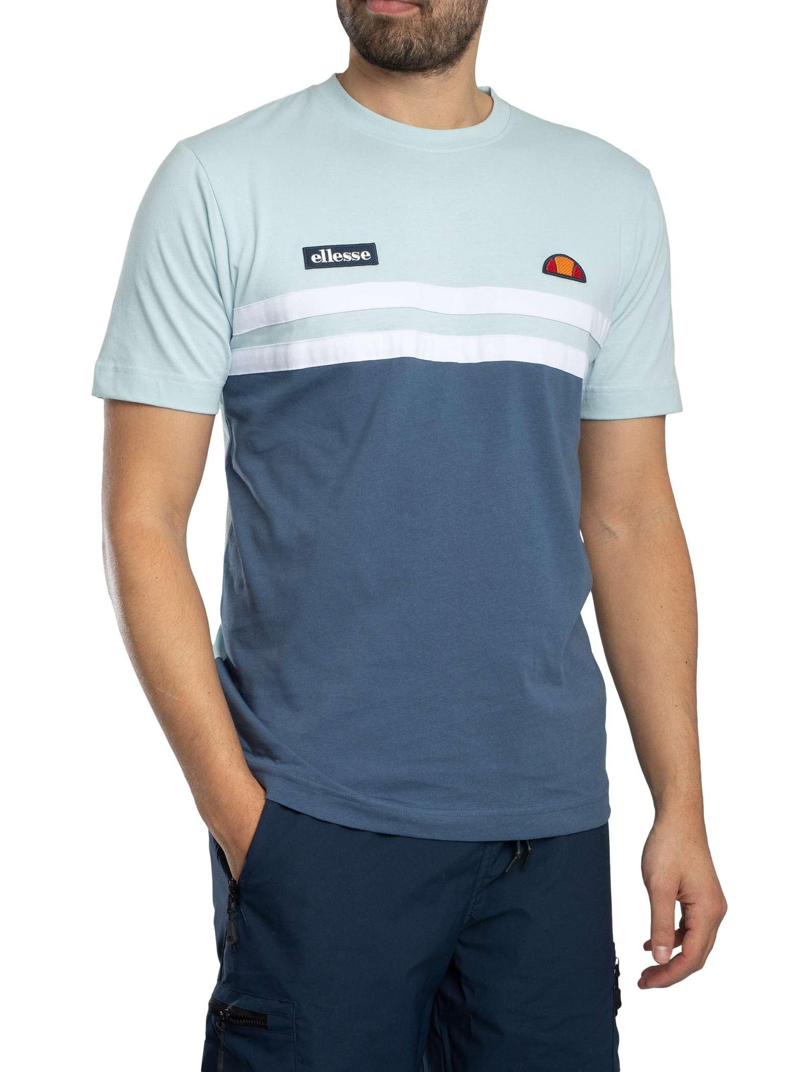 Ellesse Men's Blue/Light Blue Venire T-Shirt, S