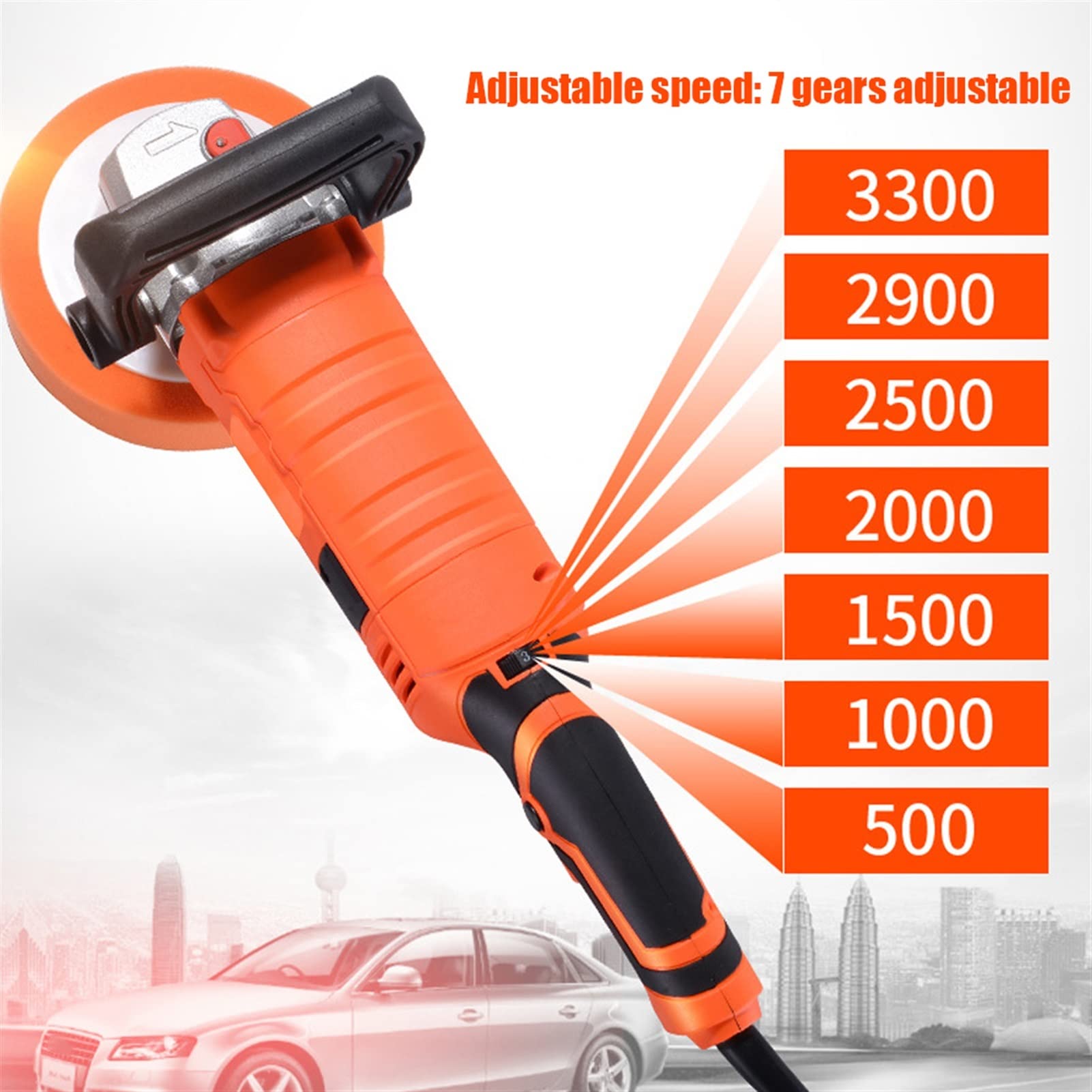 120. 0W 1580W Elektryczne maszyny do polerowania samochodów Polerka Szlifierka polerka Polski Nail Moc ToolsAutomobile Meble Polerowanie(Type 1)