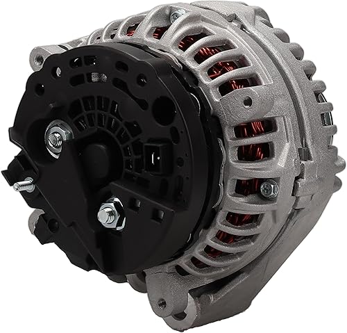 Miniatura 6 de RAREELECTRICAL Nuevo alternador de 24 V 100 amperios compatible con John Deere 130G 160G 210G 290G 380G 0-124-655-190