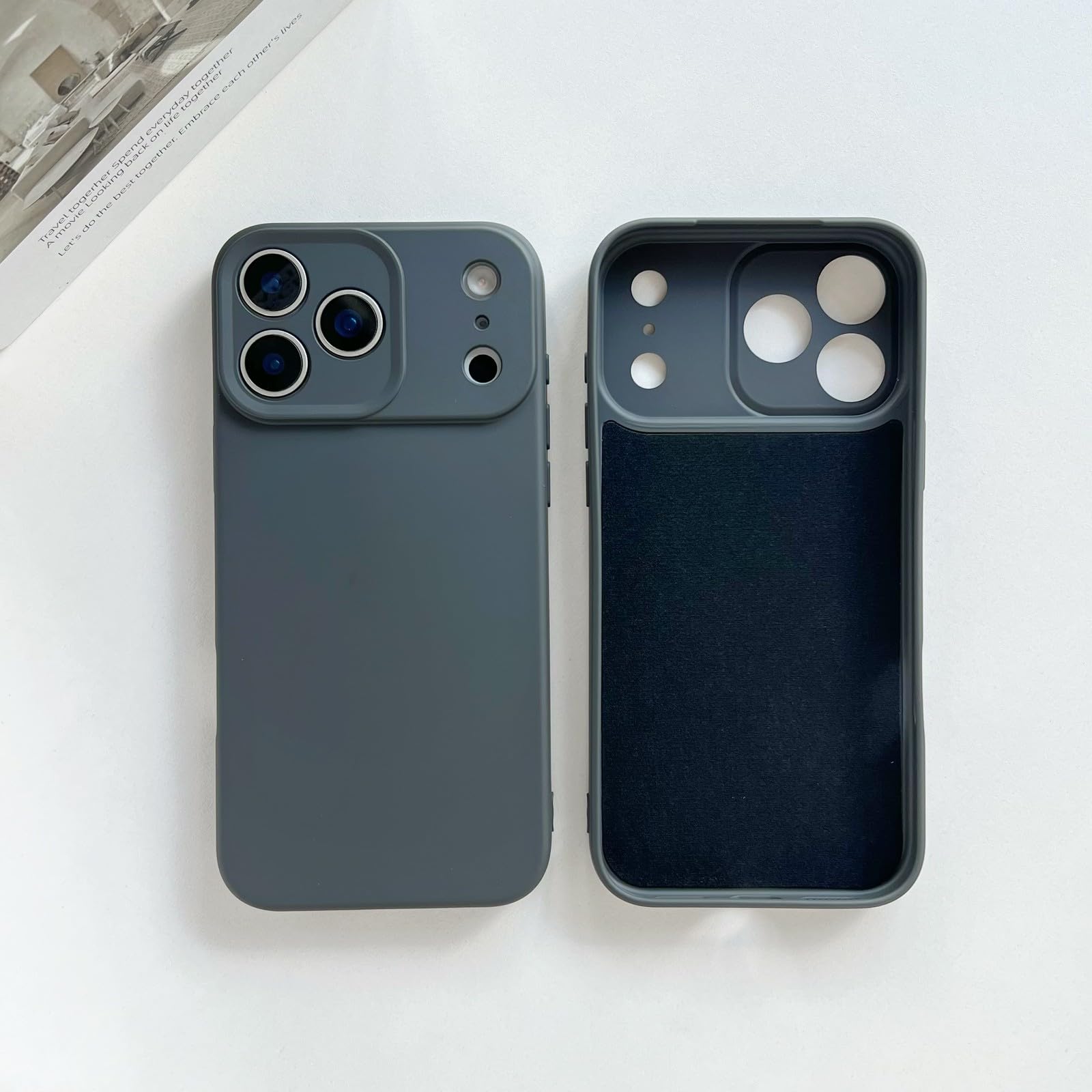Coque iPhone 17 Pro Max silicone rigide résistant aux chocs noir - 8