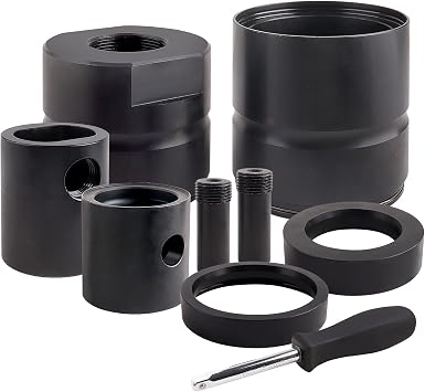15030 Pin & Bushing Adapter, Tiger Tool Alternative, Use with 15000 Starter Kit, Heavy Duty Leaf Spring Bushing Press & Removal Tool for Freightliner Cascadia, Peterbilt, Class 8