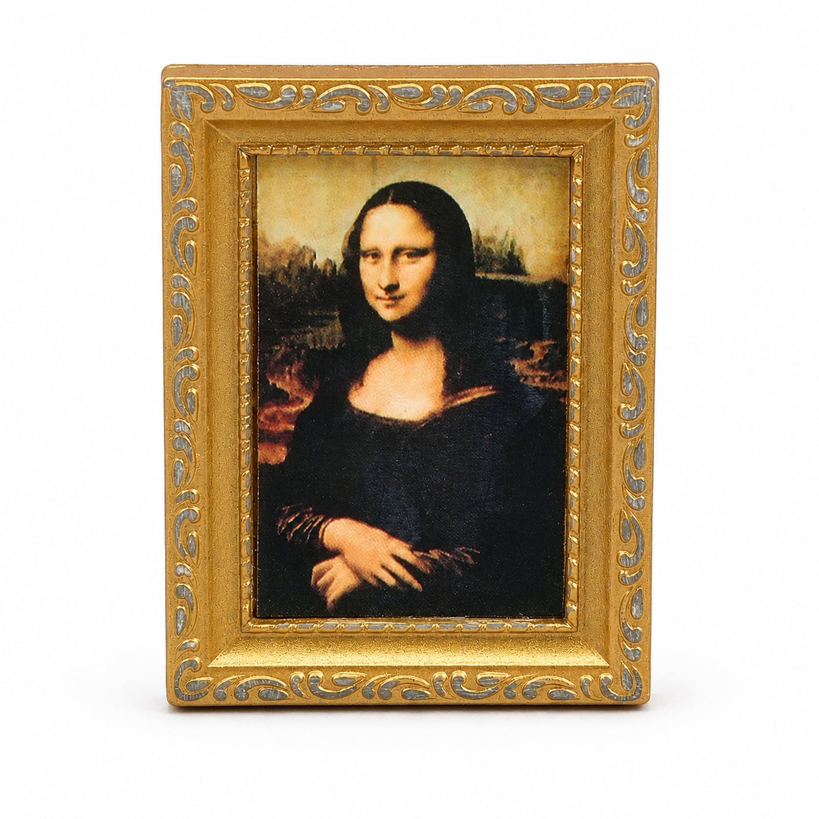 Amazon.com: LUOZZY Mini Mona Lisa Painting Model for Dollhouse