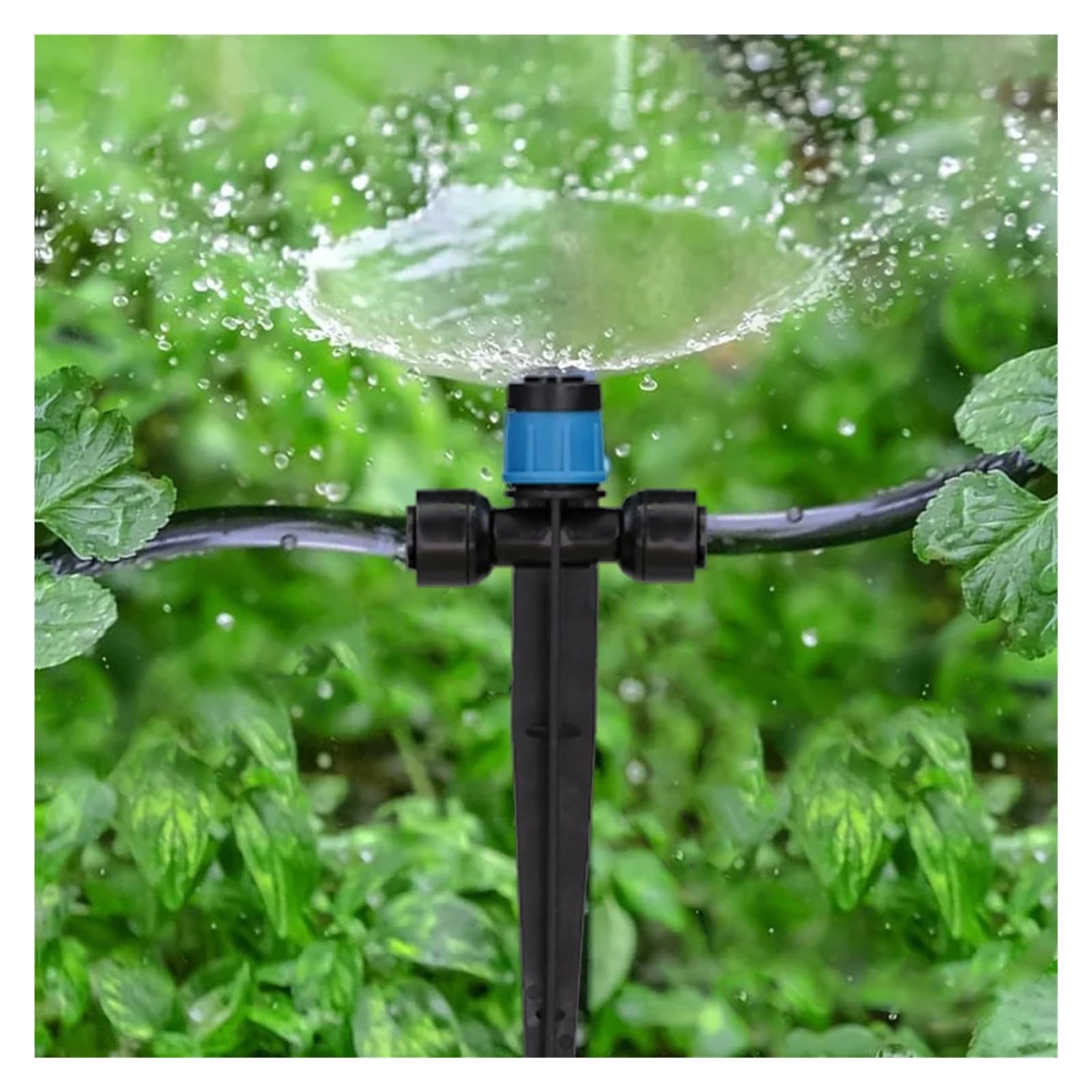 Kit di irrigazione a goccia a collegamento rapido, sistema di irrigazione del giardino Set di attrezzature for l'irrigazione automatica fai-da-te for serra con letto rialzato(10M)
