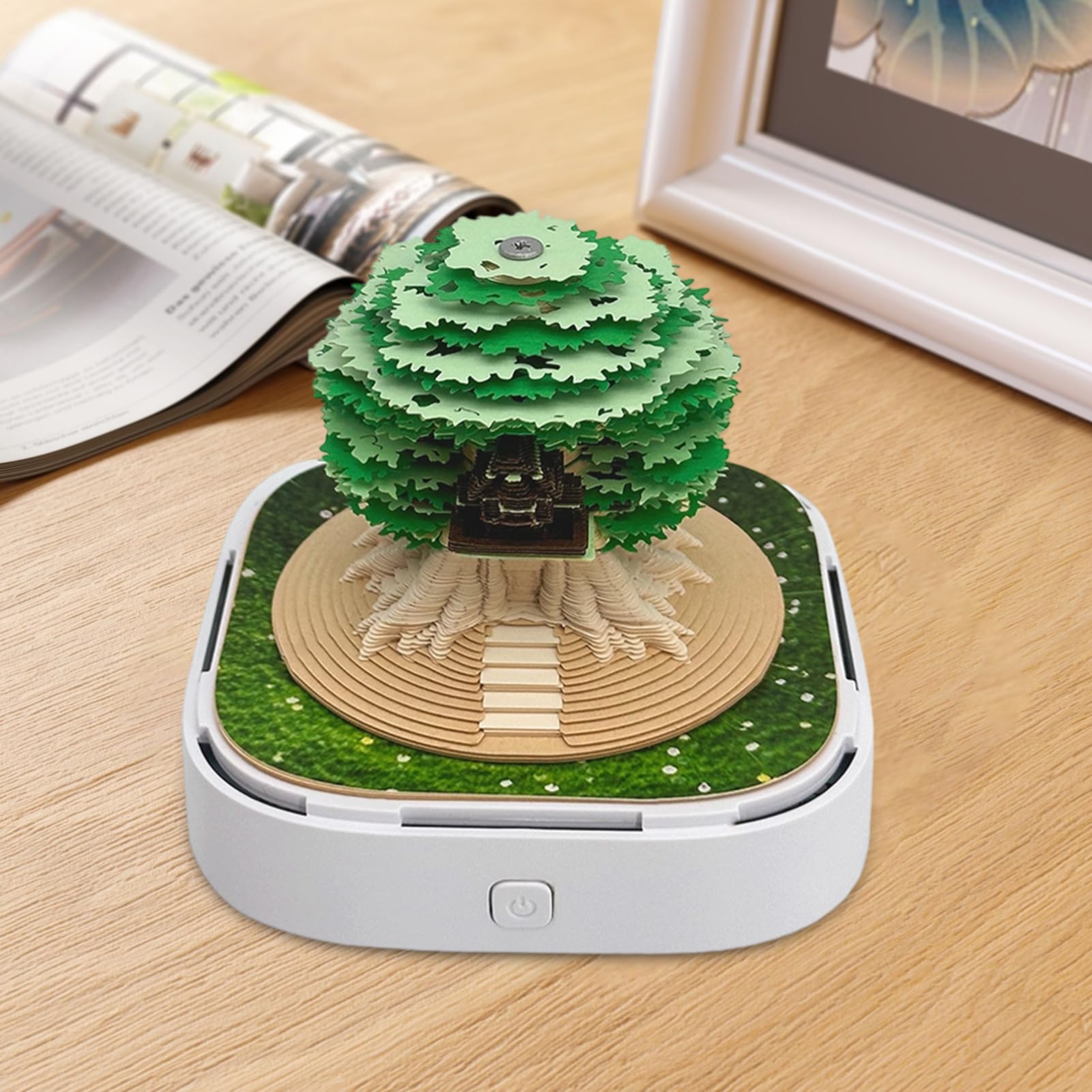 Kalendarz Biurkowy 3D 2026 Fortune Tree House 2026 Kalendarz Biurkowy