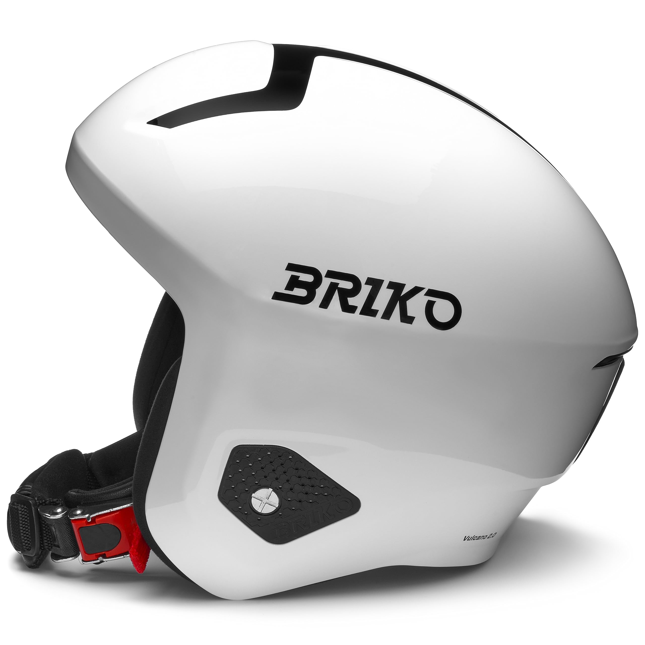 BRIKO-ZANTE VISOR SHINY PEARL WHITE - Casco De Esquí