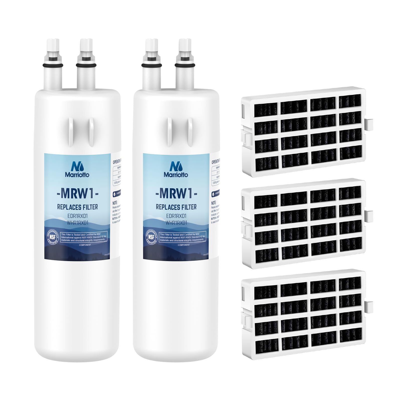 MARRIOTTO EDR1RXD1 Water Filter Compatible with Filter 1,2+3 Pack