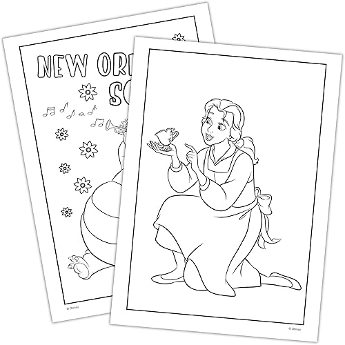 Miniatura 4 de Disney Villains 43249 - Libro para colorear de 48 páginas, con colores neón Bendon