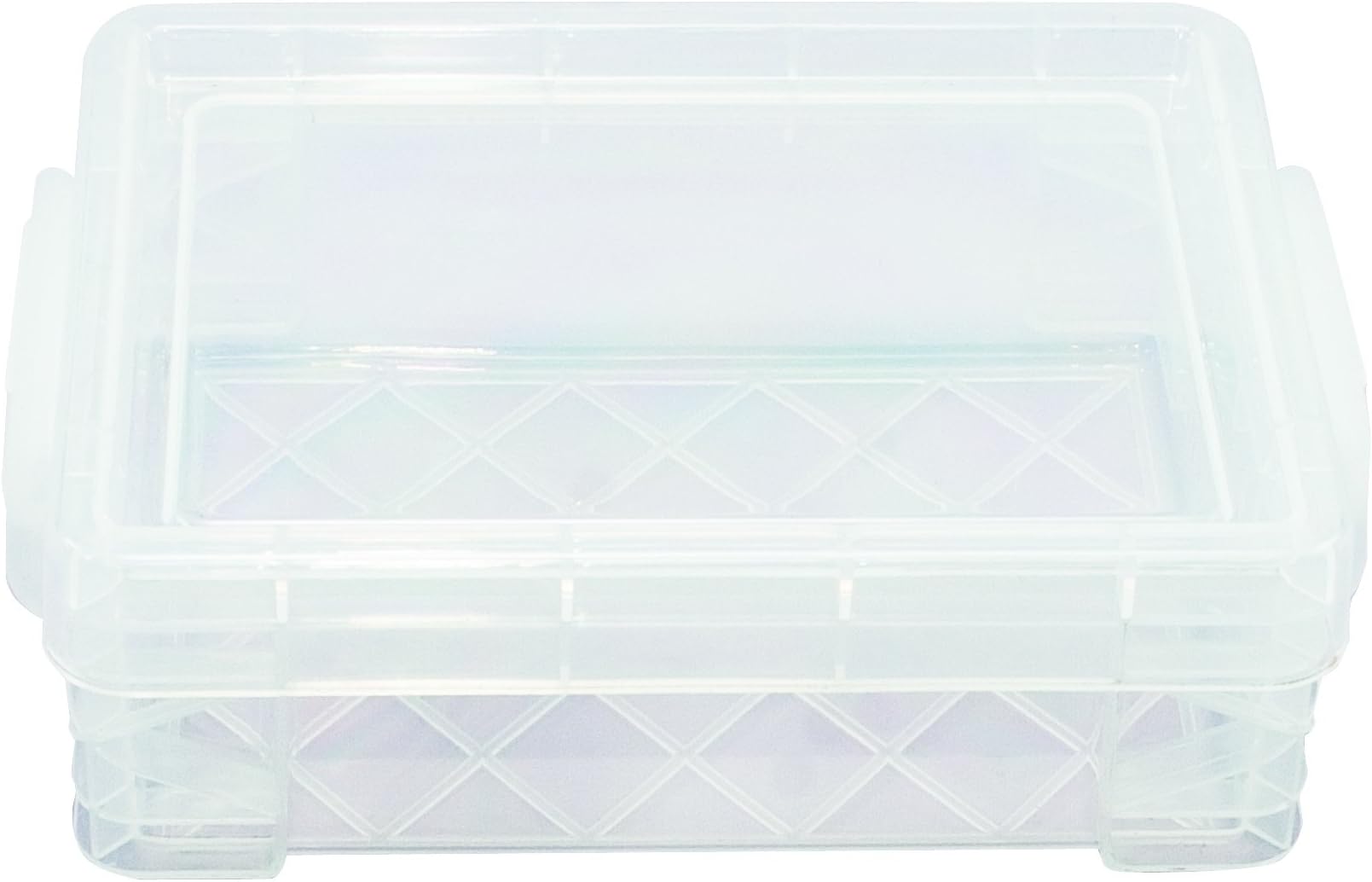Advantus Super Stacker Crayon Box, 3.5 x 4.75 x 1.5 Inches, Clear, Case of 18 (40311CT)