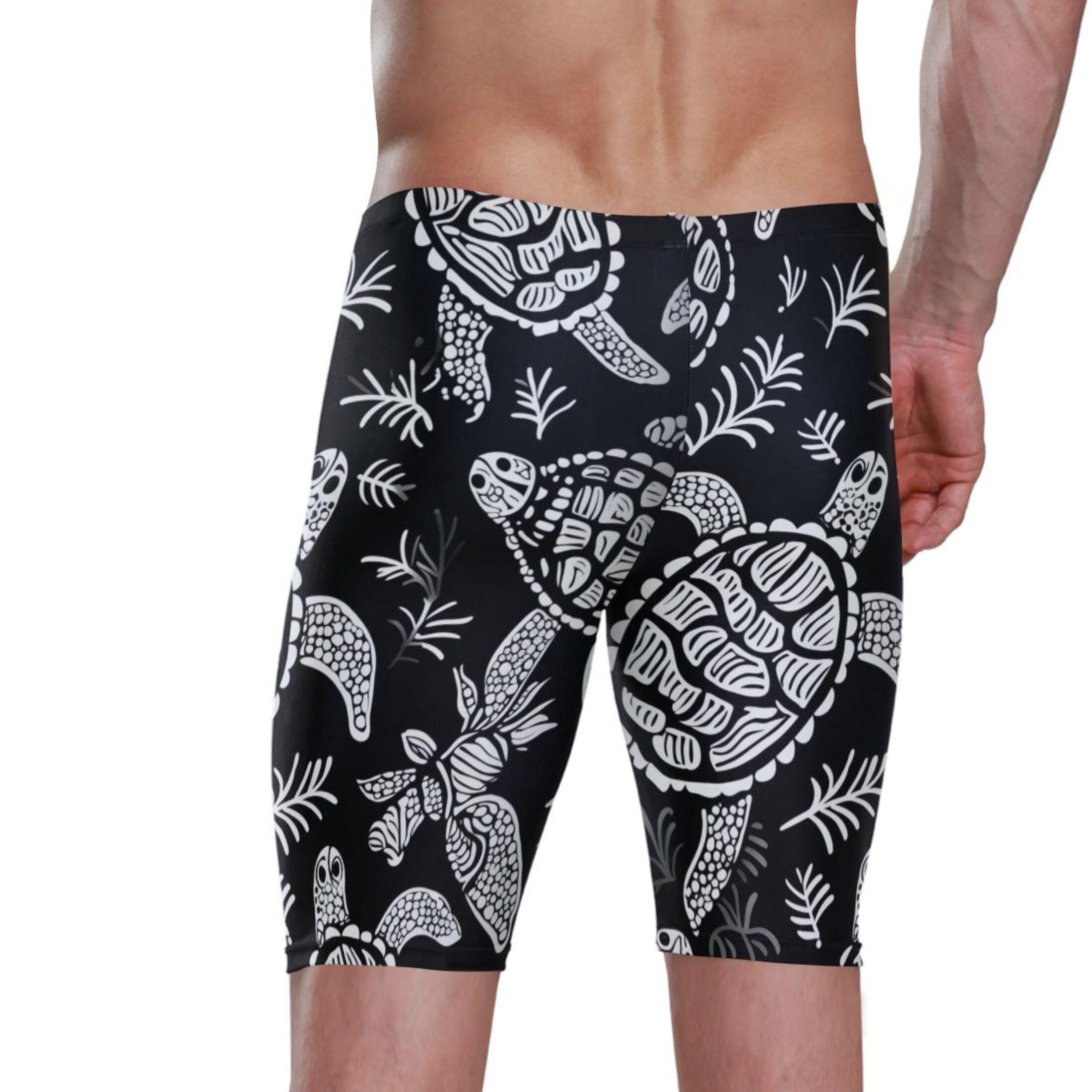 Sea Turtle Tortoise Men's Swim Jammers Swimsuit M B0401203