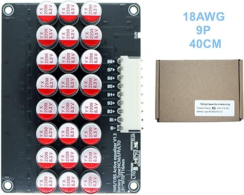 Miniatura 12 de 3S 4S 5A Ecualizador Activo Grupo Completo Equalizador Lifepo4 Lipo Lto Litio Batería Activa Transferencia de Energía Condensador de Ecualización
