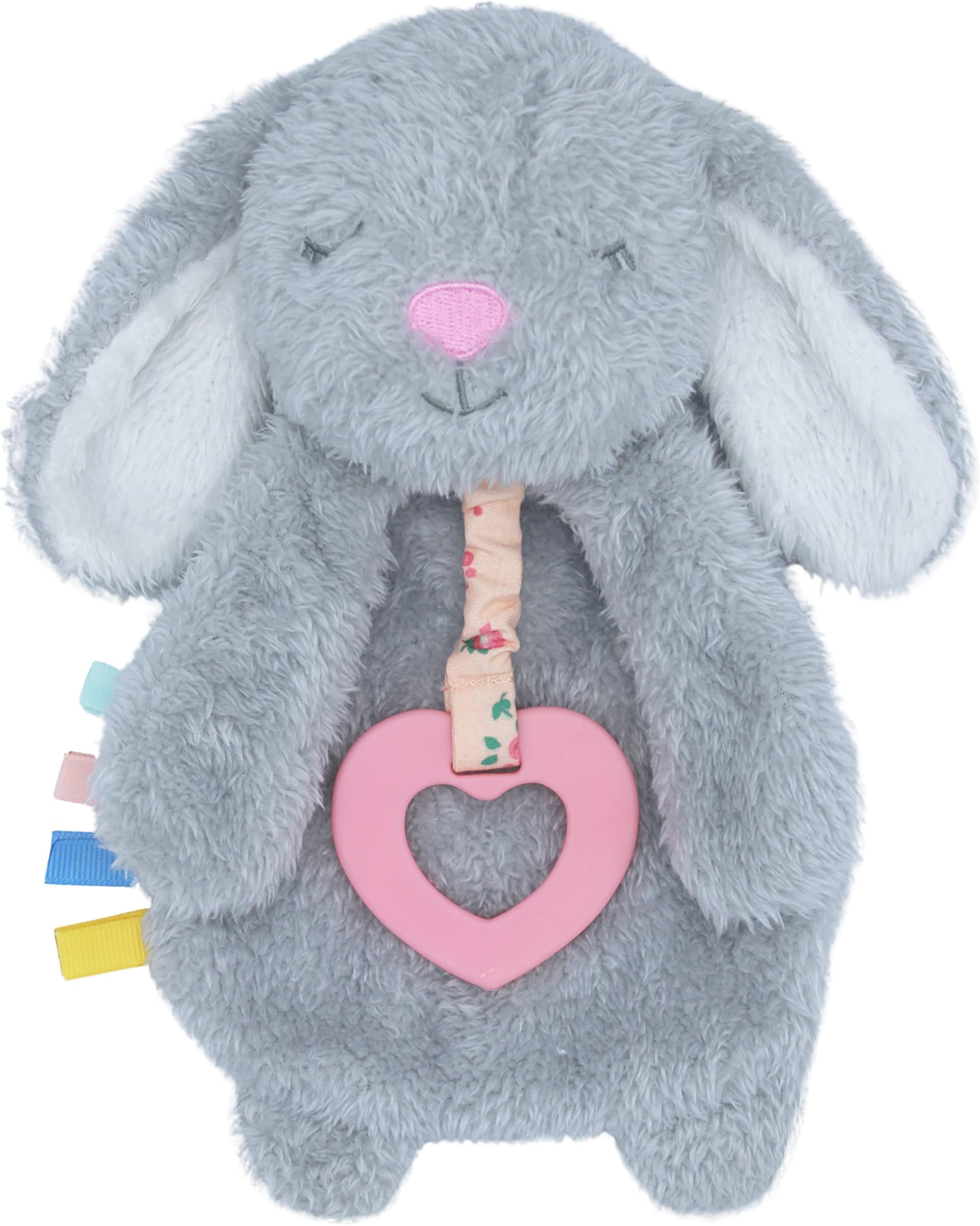 MODERN BABY Security Blanket Loveys for Babies Rabbit Stuffed Taggy Blanket Teether Toy Super Soft