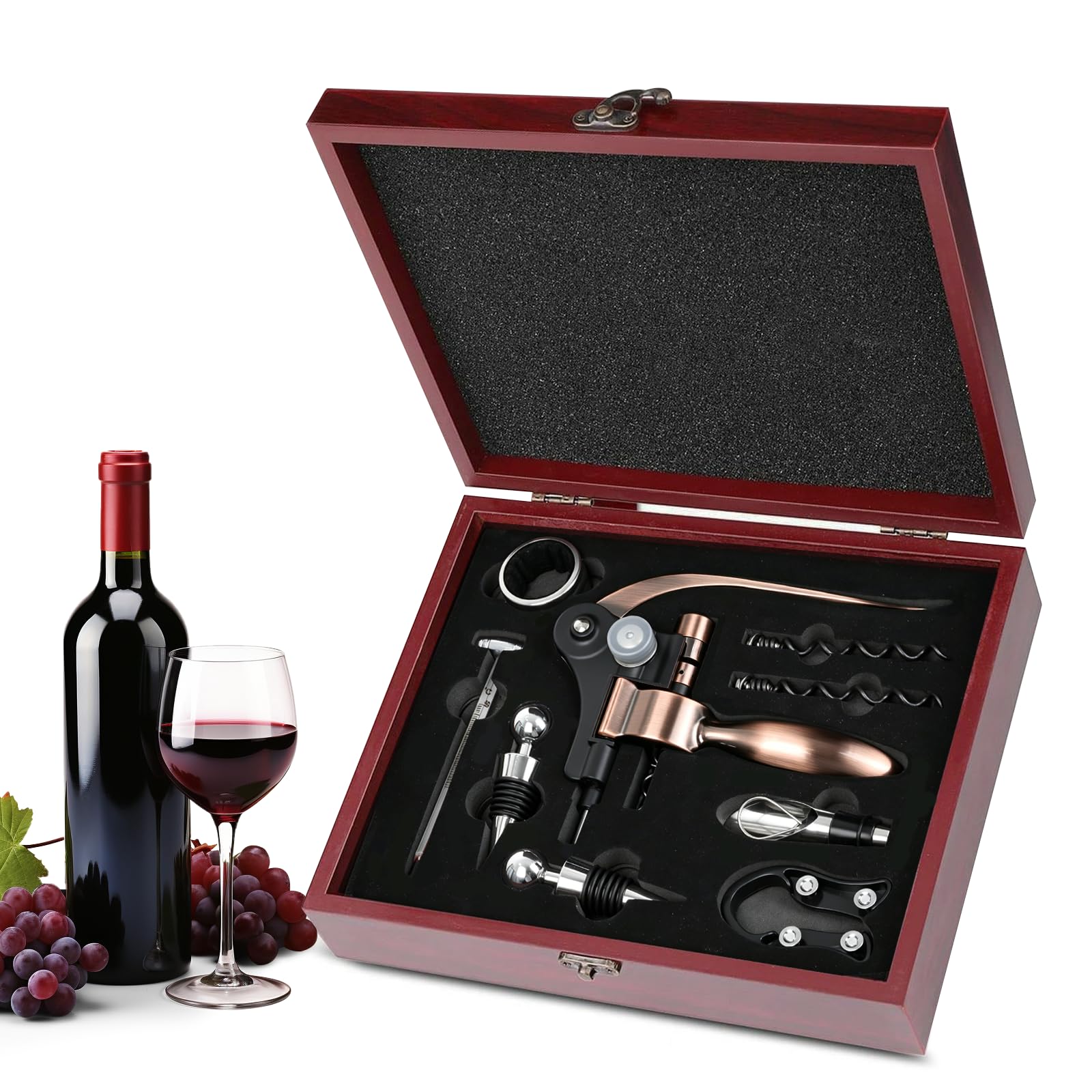 Set Apribottiglie Vino, 9 Pezzi Sommelier Apribottiglie Vino Professionale
