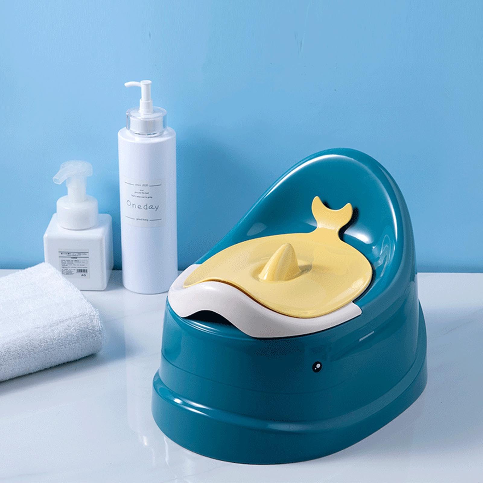 Töpfchen-Trainingssitz Kinder Badzubehör | Toilette Für Reisen, Zuhause, Autofahrten: bequem, rutschfest, Spritzschutz, einfach zu reinigen, leicht, kompakt,