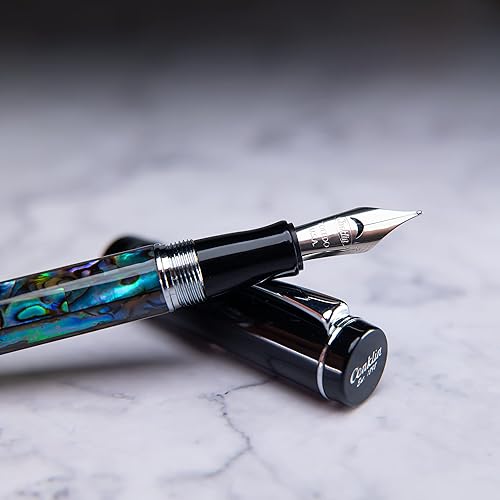 Miniatura 6 de Conklin Pluma estilográfica Duragraph (Noches de abulón) Punta ancha