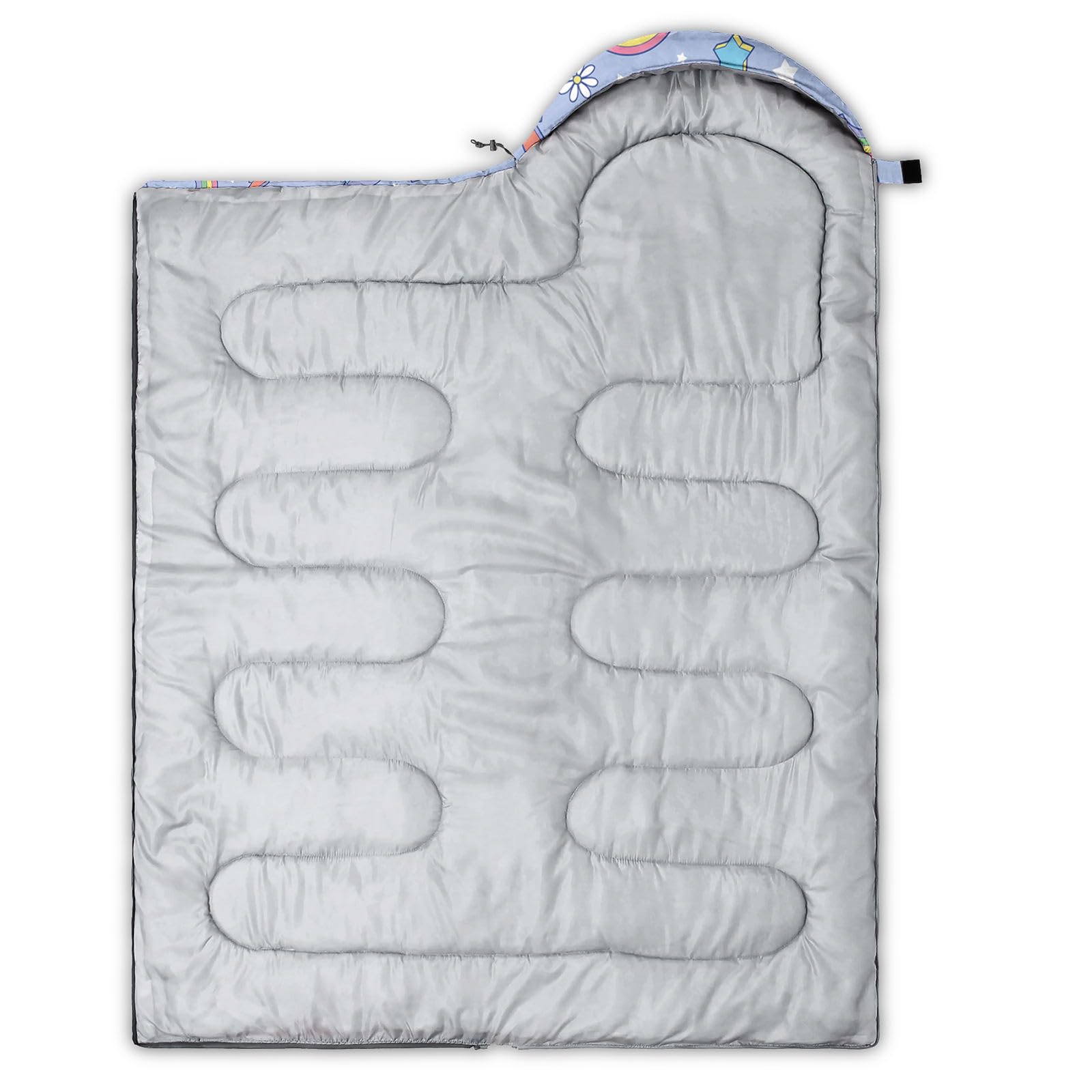 HOSIMA Sac de couchage chien de dessin animé pour climat froid pour adultes, filles et garçons, imperméable, pour homme, chaud, camping, randonnée, plein air, voyage, chasse, sac de compression