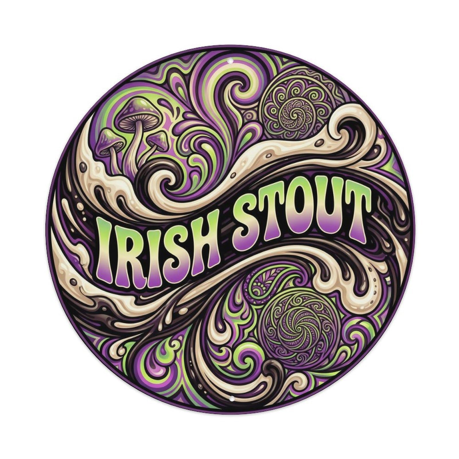 Irish Stout Heritage Beer Pub Brewery Farmhouse Brew Metal Tin Sign