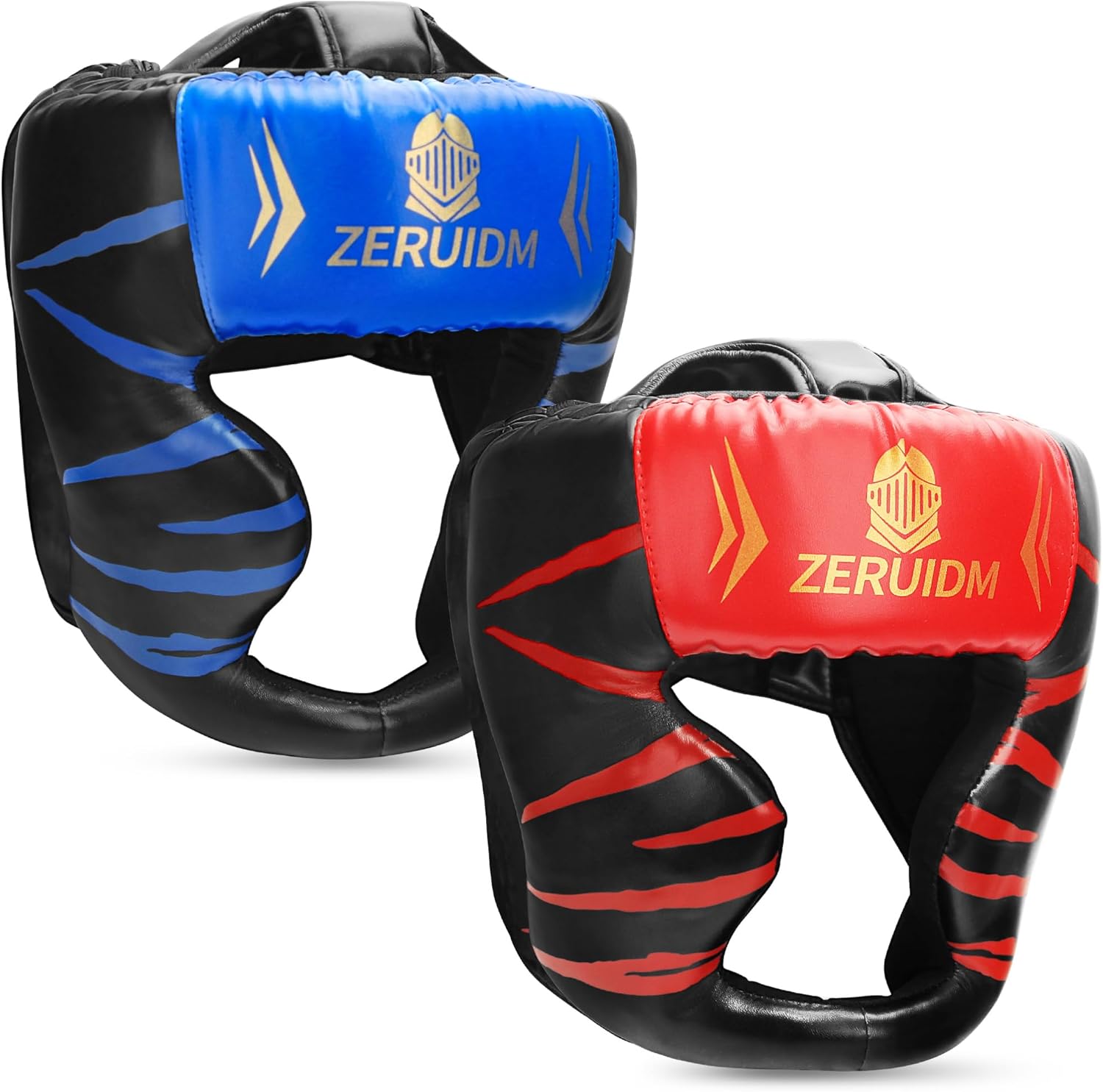 2 Pack Boxing Headgear for Adult Men Kids, Thickened Training Sparring Head Guard for MMA Kickboxing Muay Thai Equipment - Image 9
