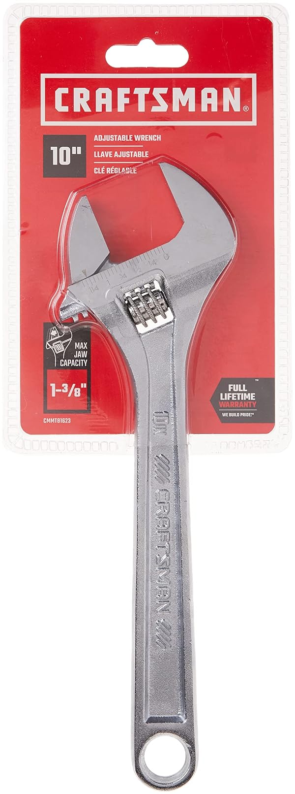CRAFTSMAN Adjustable Wrench, 10-Inch (CMMT81623) by CRAFTSMAN - Used condition - Image 5