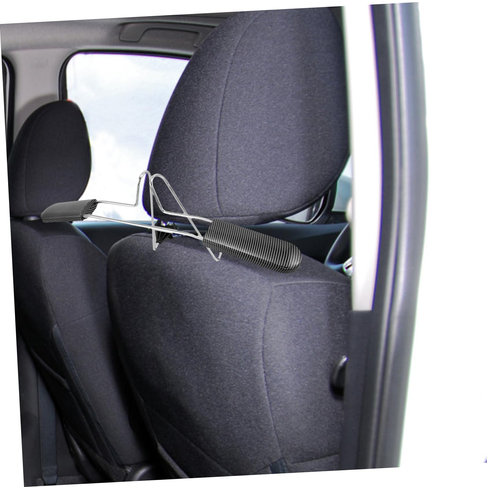 Cabilock Appendiabiti per Auto Acciaio Inossidabile Grucce Leggere Facili da Installare per Viaggi e Organizzazione Veicolo per Cappotti e Vestiti