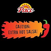 Vista 3 de Pace Ghost Pepper Habanero Extra Hot Salsa, tarro de 16 onzas (paquete de 2)