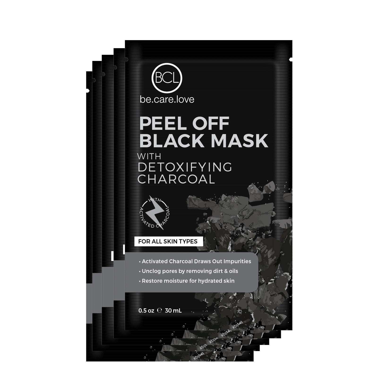 BCLPeel Off Black Mask with Clarifying Charcoal Pack of 5
