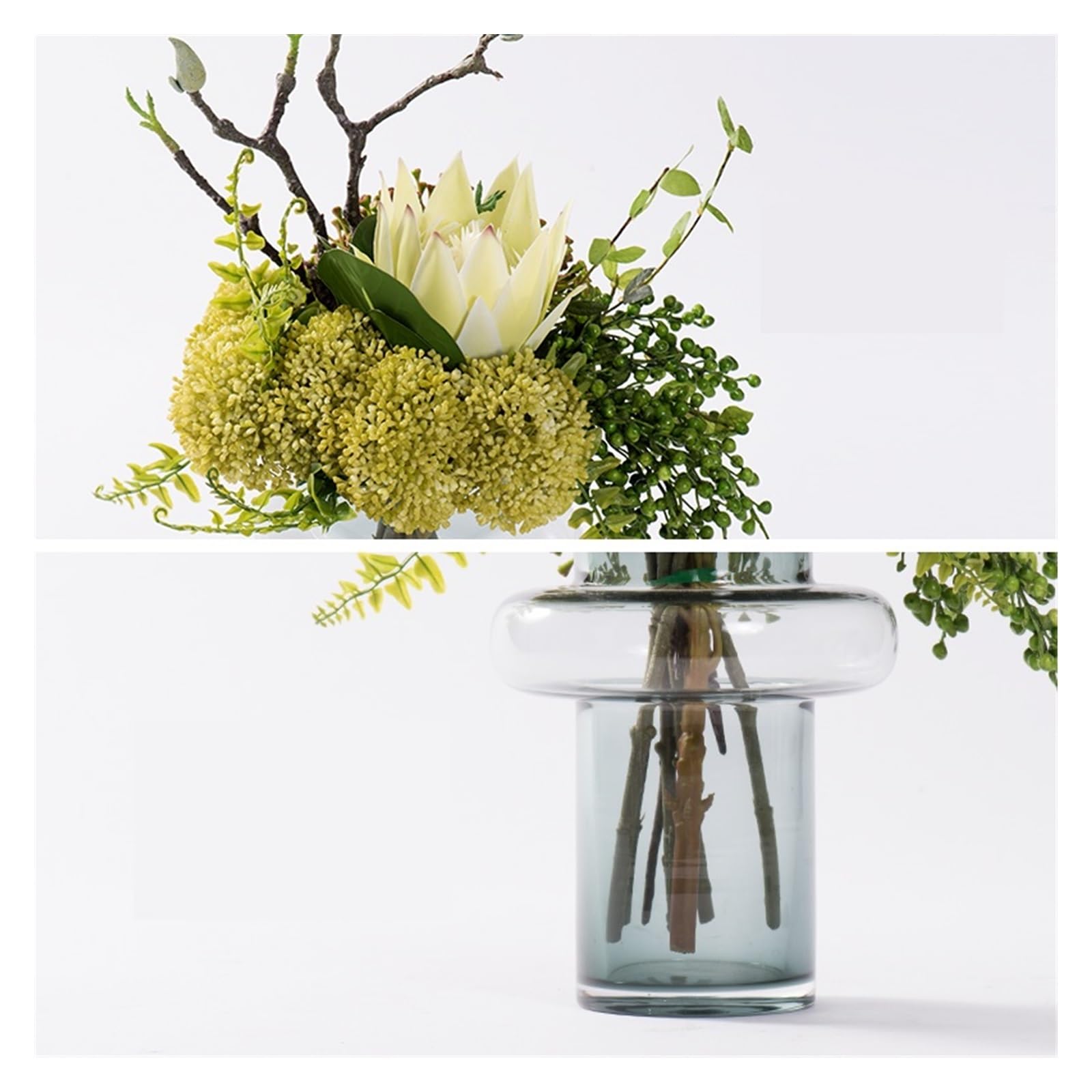 Fleurs Artificielles Lumière de fenêtre de Luxe, Art Floral, Simulation de Fleurs, Salon, Table à Manger, Arrangements Floraux, décoration de la Maison Fleurs Artificielles pour L'extérieur