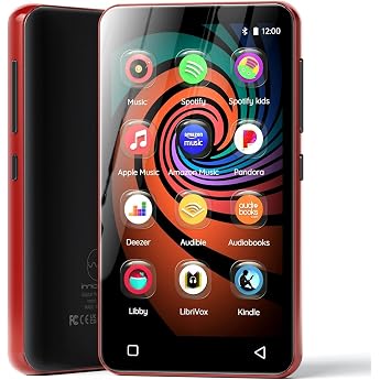 160 GB MP3 Player with Bluetooth and WiFi, innioasis Music Player with Spotify, Amazon Music, 4 Inch Touchscreen Android MP4 