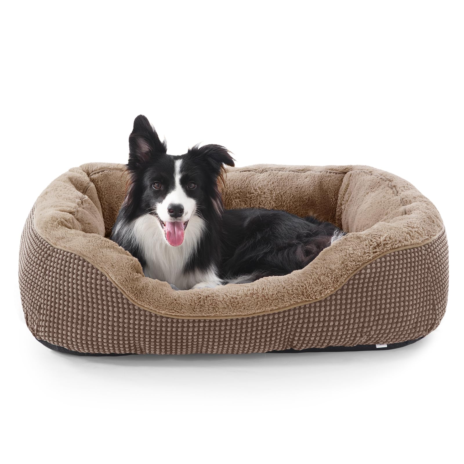 INVENHO Dog Bed Medium Size, Orthopedic Warming Soft Calming Sleeping Durable with Anti-Slip Bottom